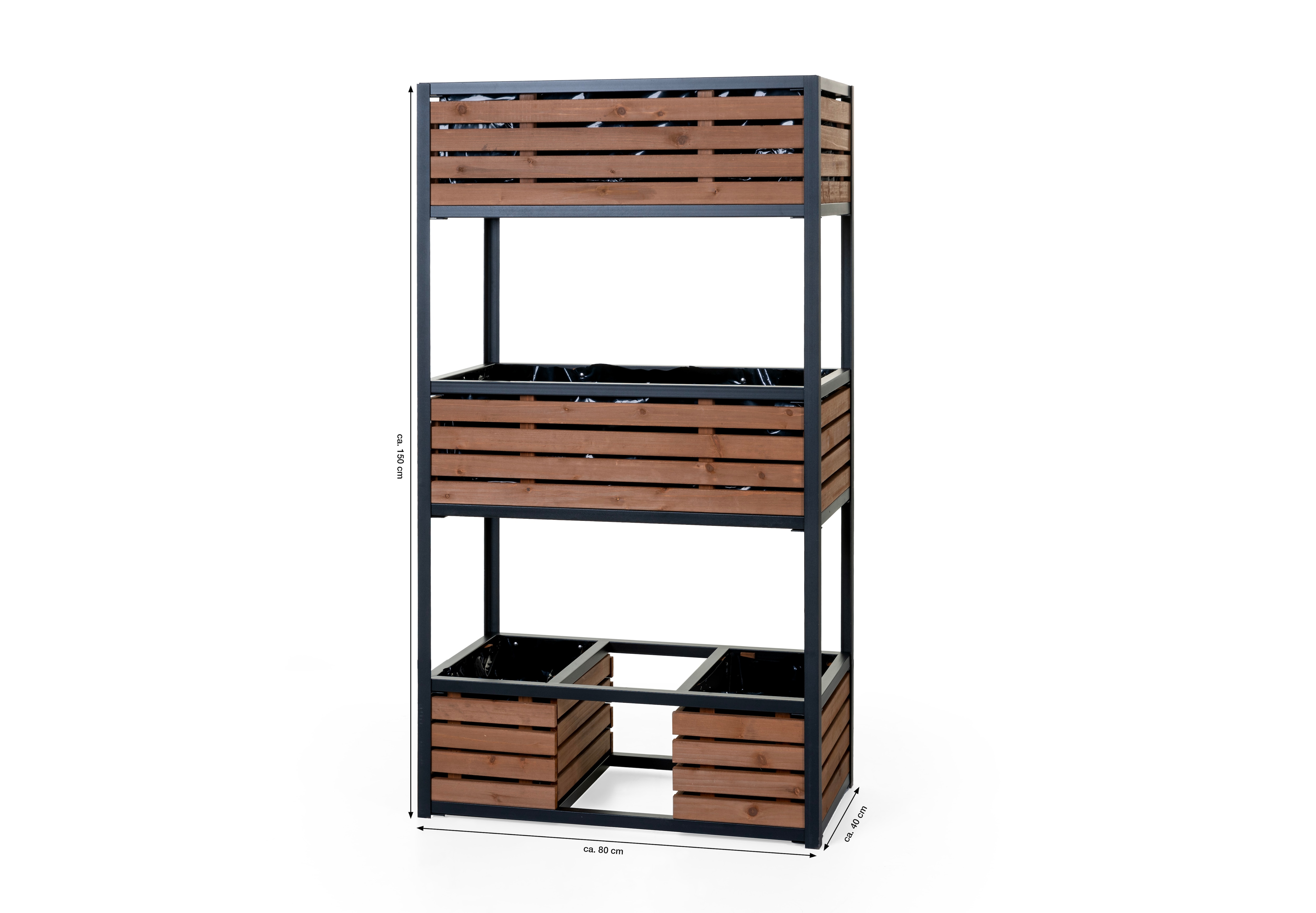 Hochbeet Metall/Holz 