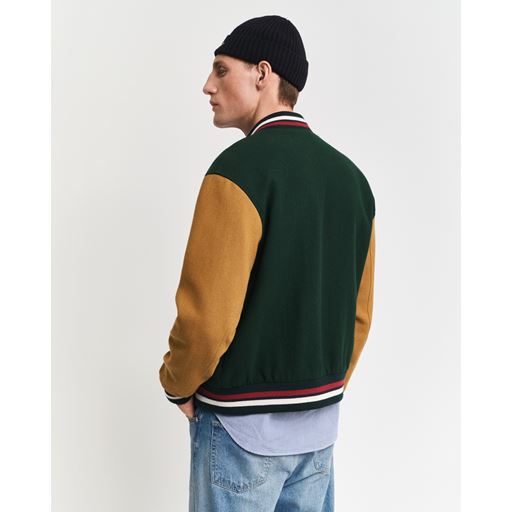 GANT Varsity Jakke, Tartan Green, XL