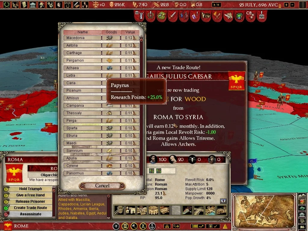 Europa Universalis: Rome - Gold Edition- PC