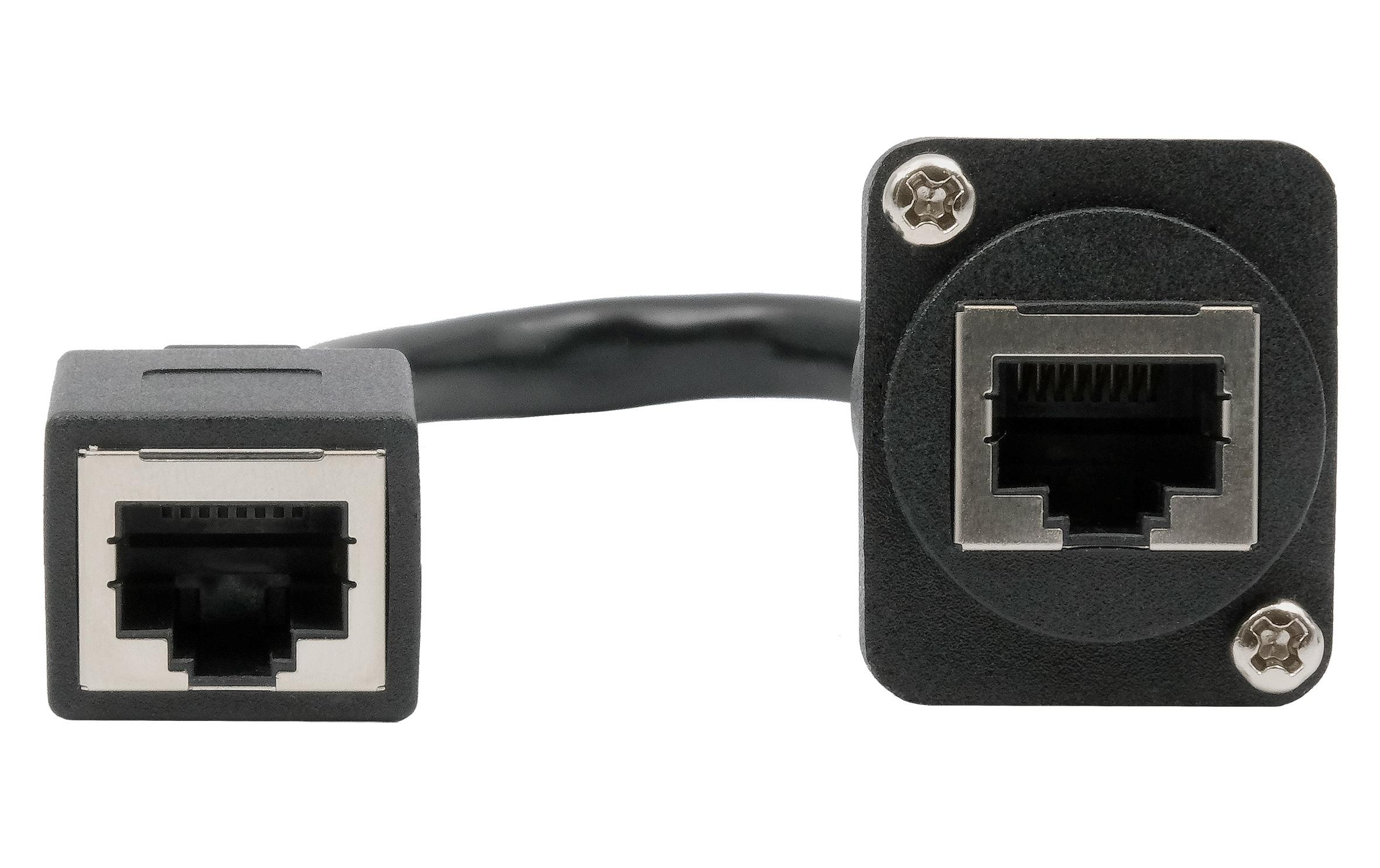 Modul D-Typ RJ45 Cat.5e Buchse zu Buchse 20 cmExsys D-Typ Modul RJ45 Cat.5e Buchse zu Buchse