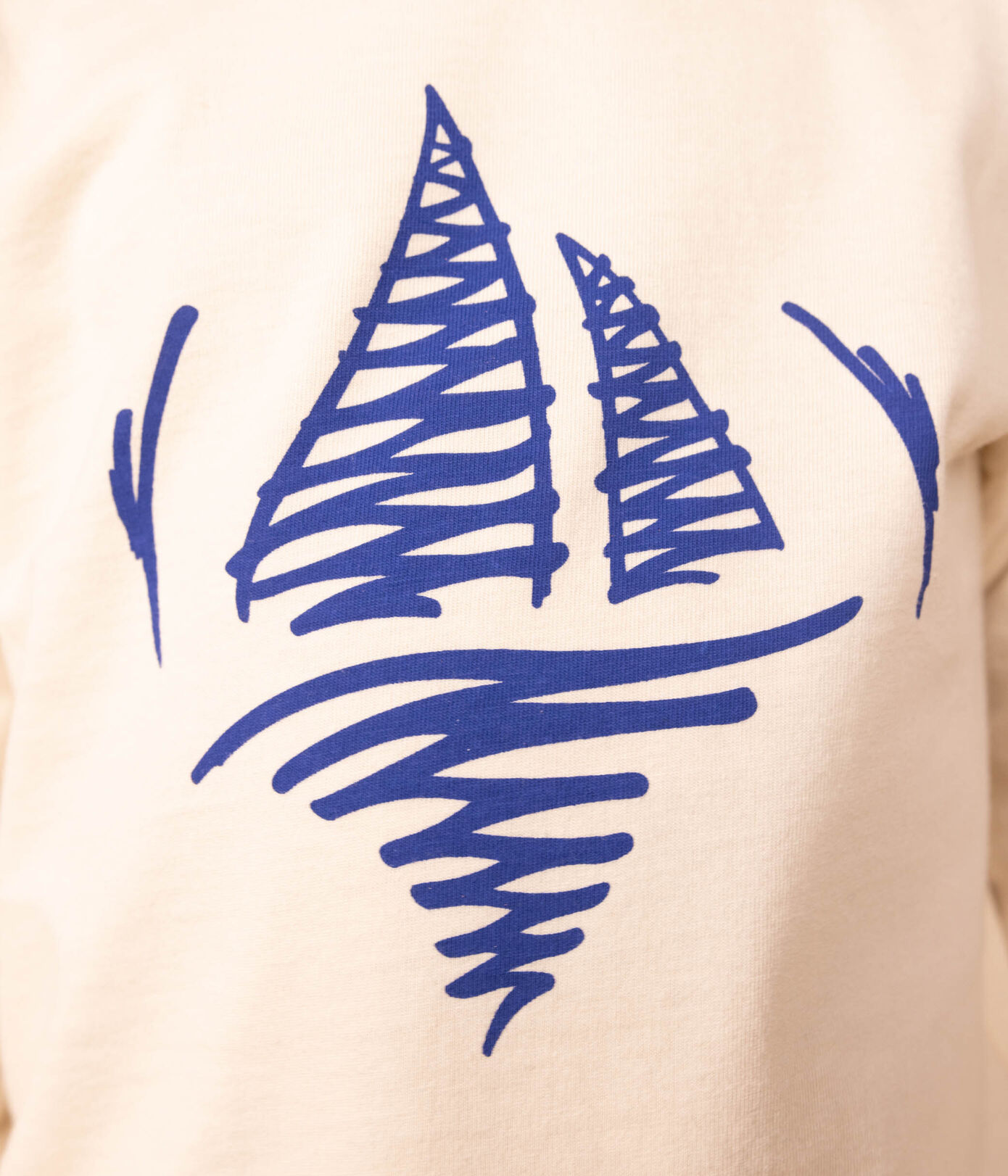 Tee-shirt manches longues en coton enfant fille / garçon