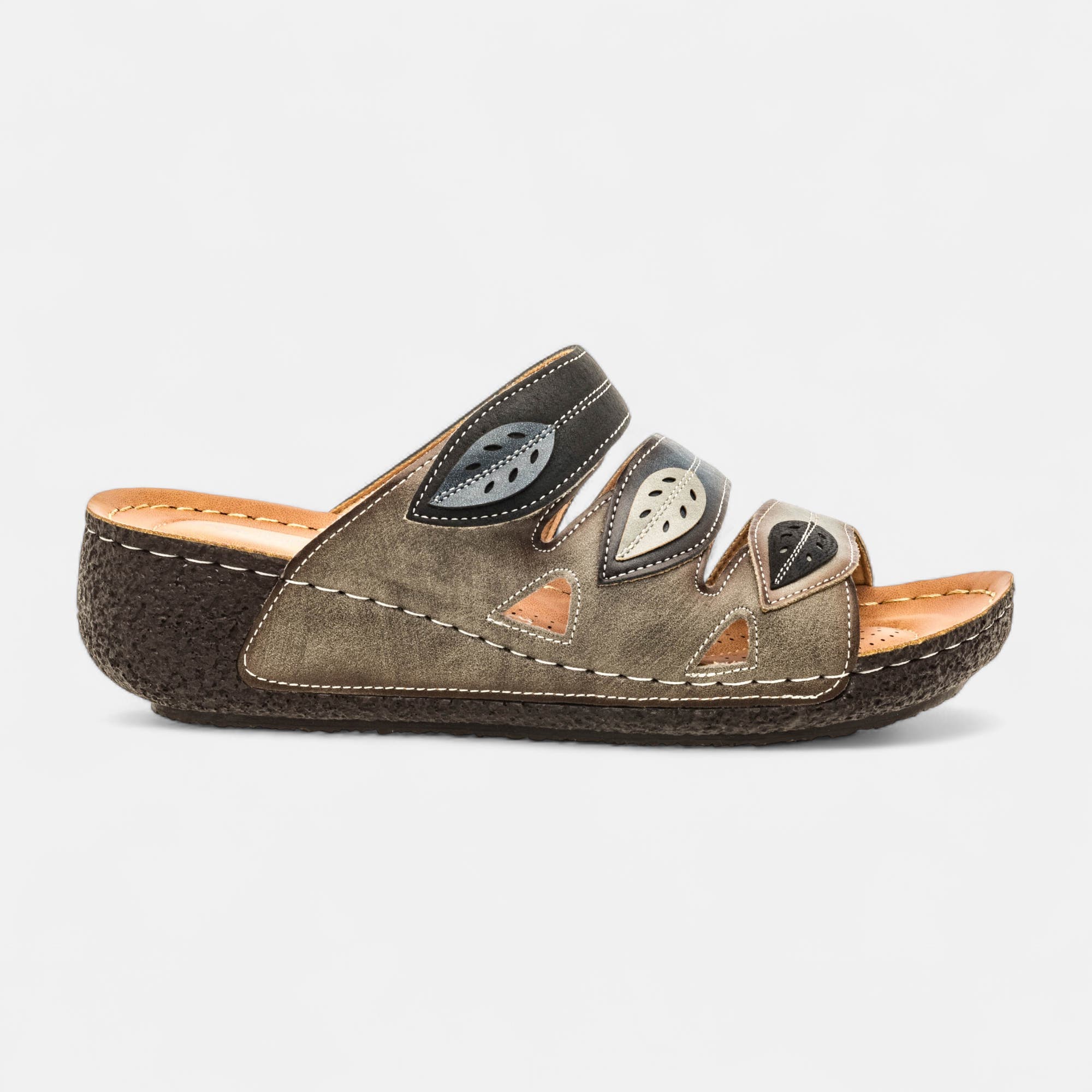 Mules Femme taupe