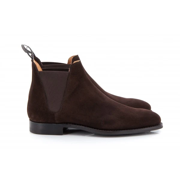 CROCKETT AND JONES - CHELSEA 8 SUEDE BROWN
