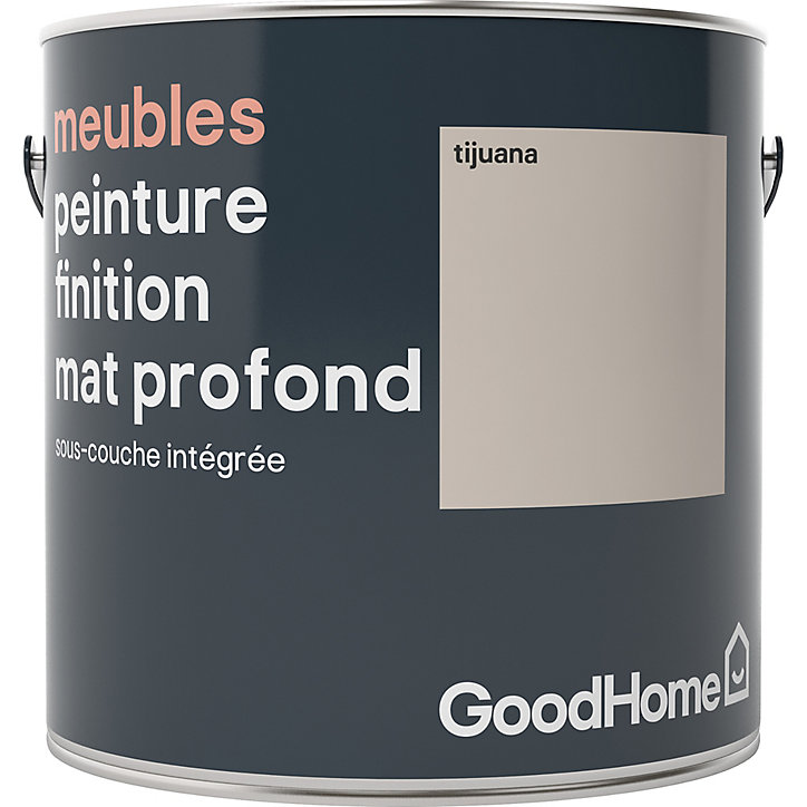 Peinture de rénovation meubles GoodHome beige Tijuana mat profond 2L