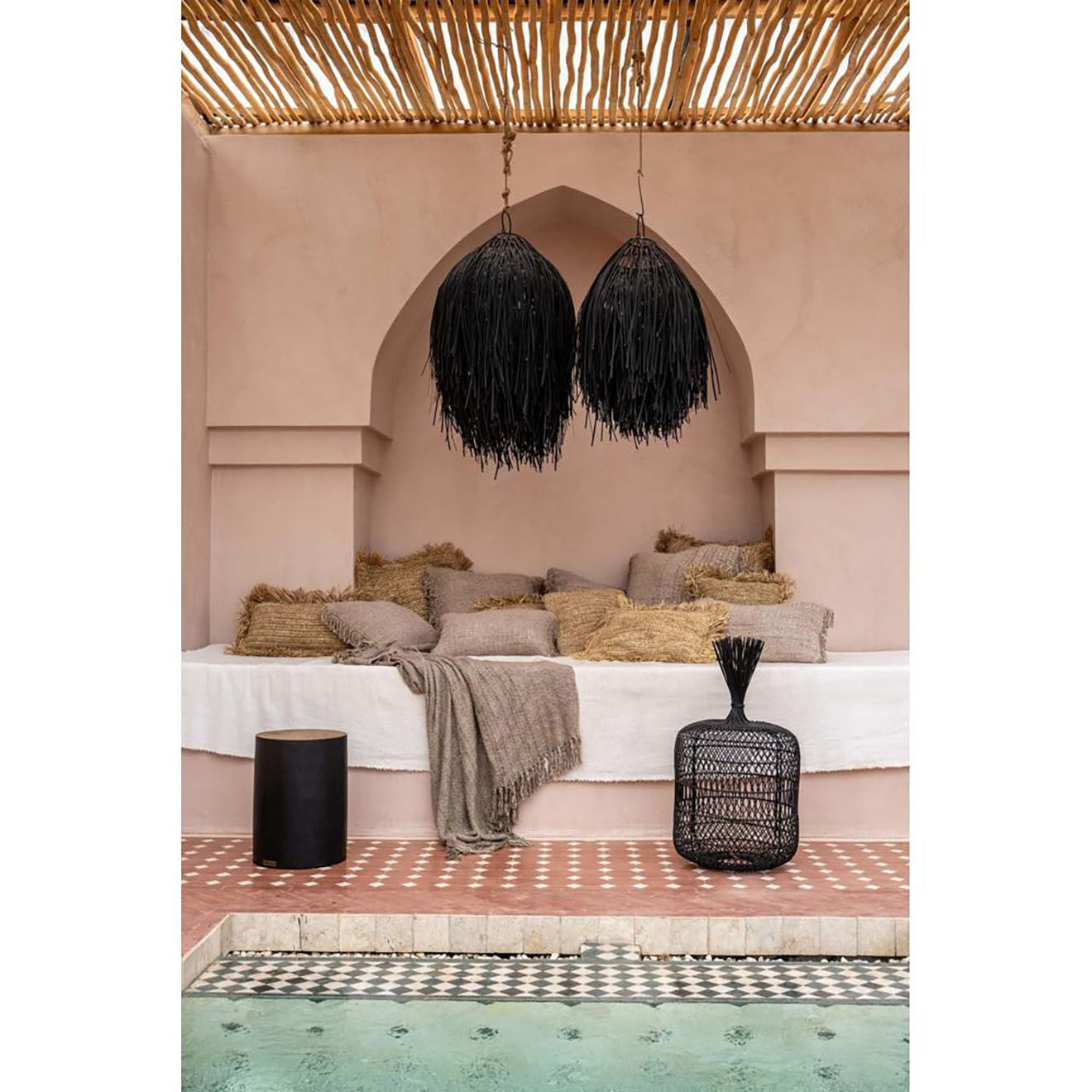 Bazar Bizar Housse de coussin Oh My Gee grise - 30x50 cm