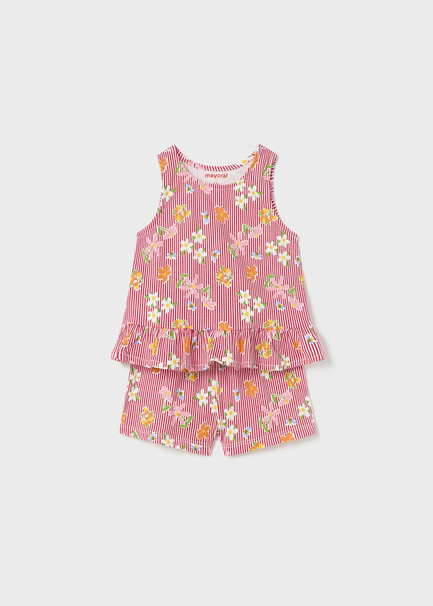 pijama curto de algodão sustentável para bebês