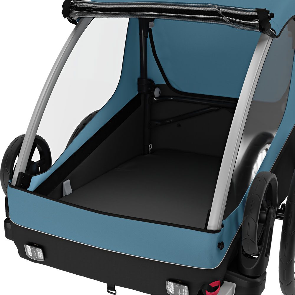 Thule Courier 3 in 1 Fahrradanhänger aegean blue 2023