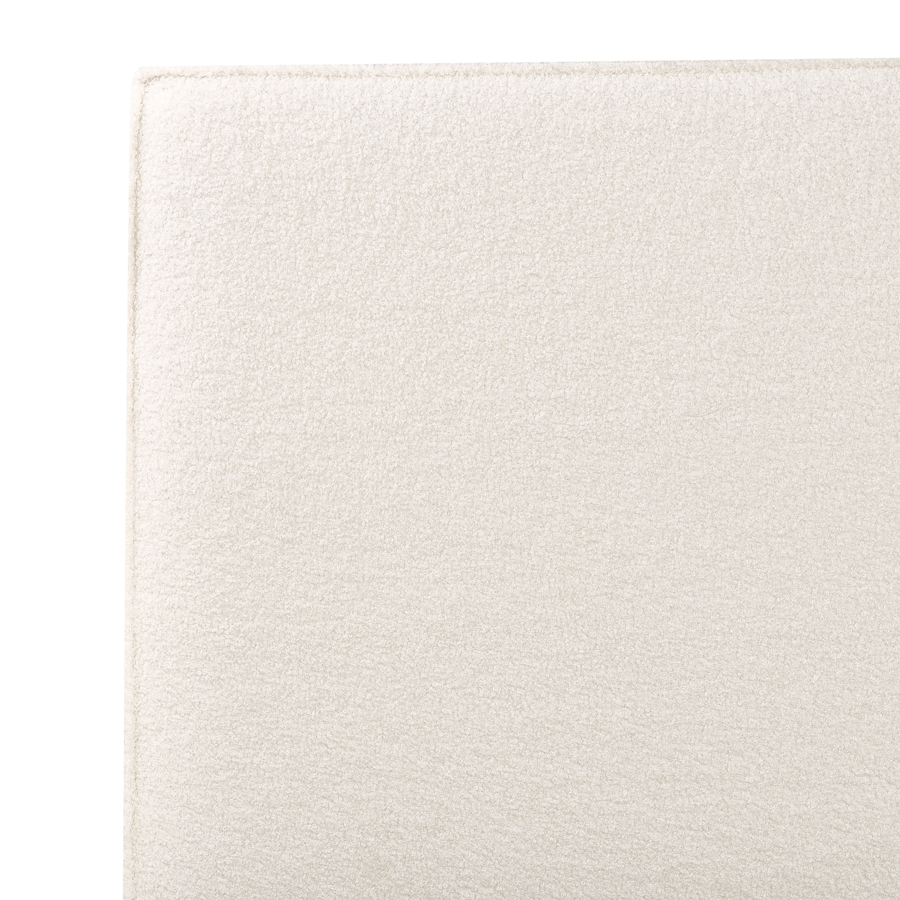 Beliani-MOISSAC-Tweepersoonsbed-Gebroken wit-160 x 200 cm-Polyester