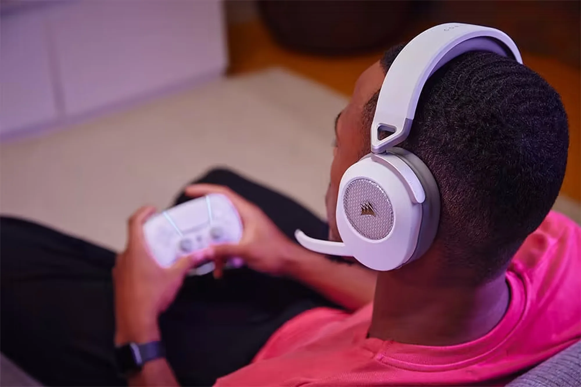 Corsair HS65 Wireless v2 Blanc Casques gaming