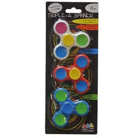 Triple-A-Toys Triple-A-Spinner Fidget Spinner 3-teiliges Set, 1 Stück, sortiert