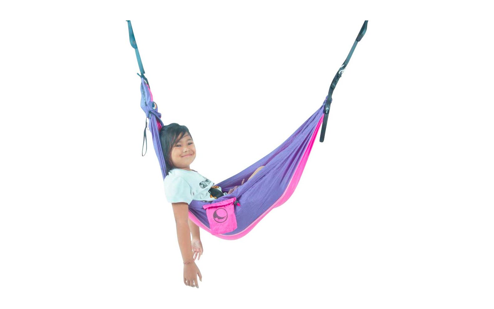 Ticket to the Moon Mini Hammock Kinder Hängematte 150 x 100 cm Blue/Orange