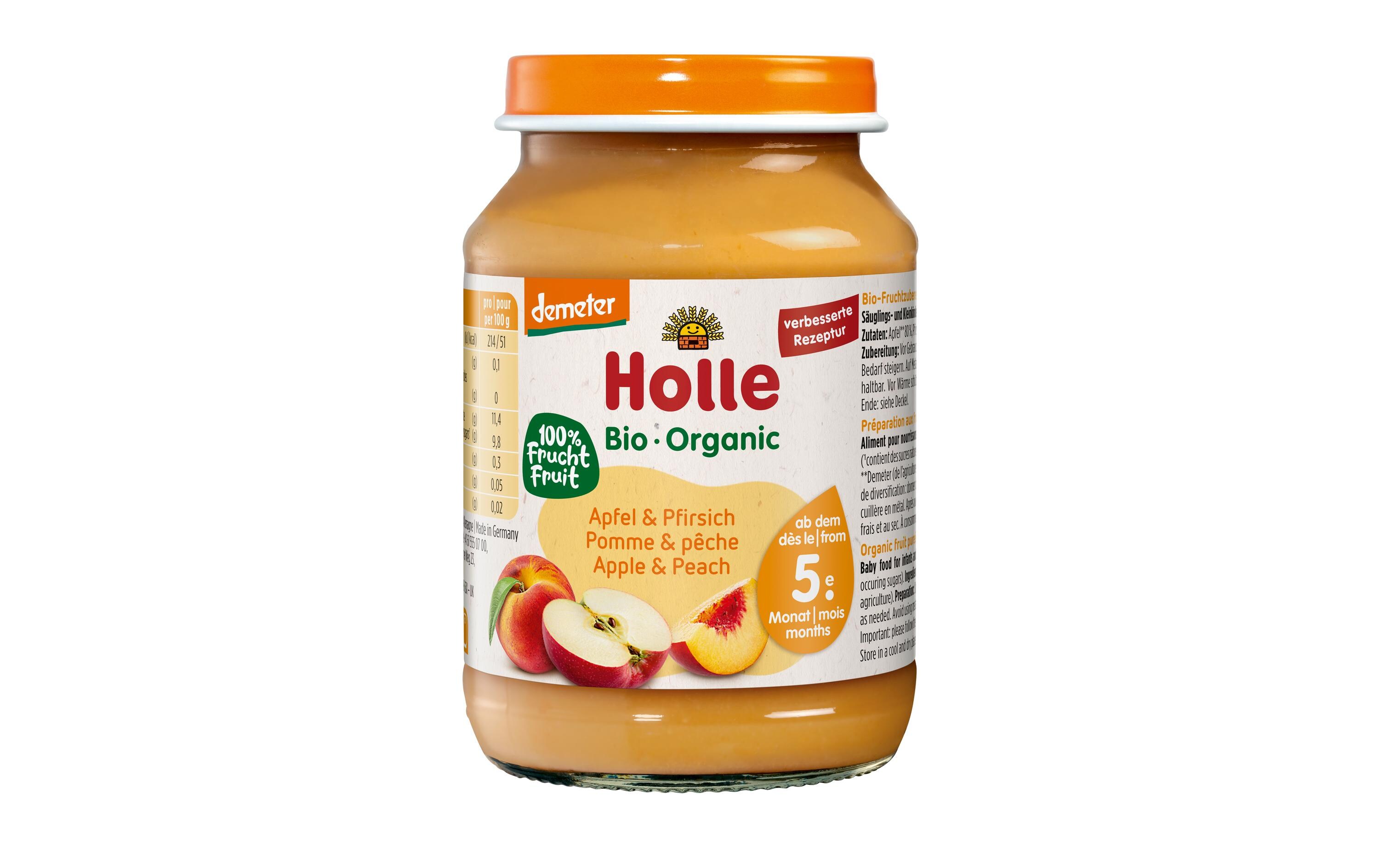 Früchte Apfel & Pfirsich 190 gBio-Früchtezubereitung