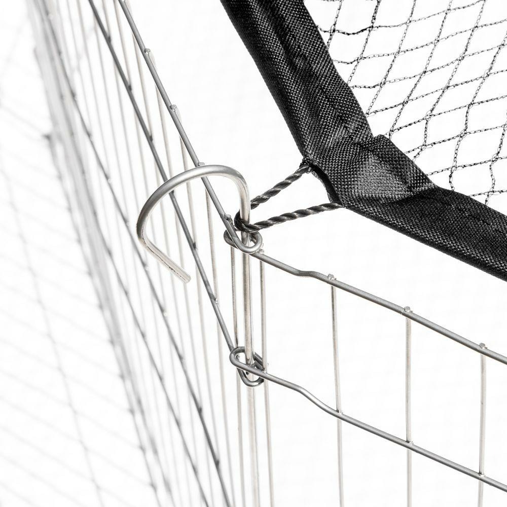 Enclos pour rongeurs filet de protection diamètre 145 cm noir