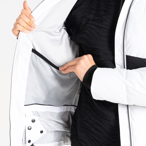 Veste de ski DARE 2B GLACIAL JKT WHITE/BLACK