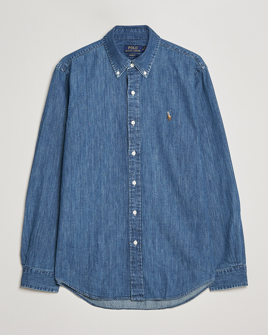 Polo Ralph Lauren Custom Fit Shirt Denim Dark Wash