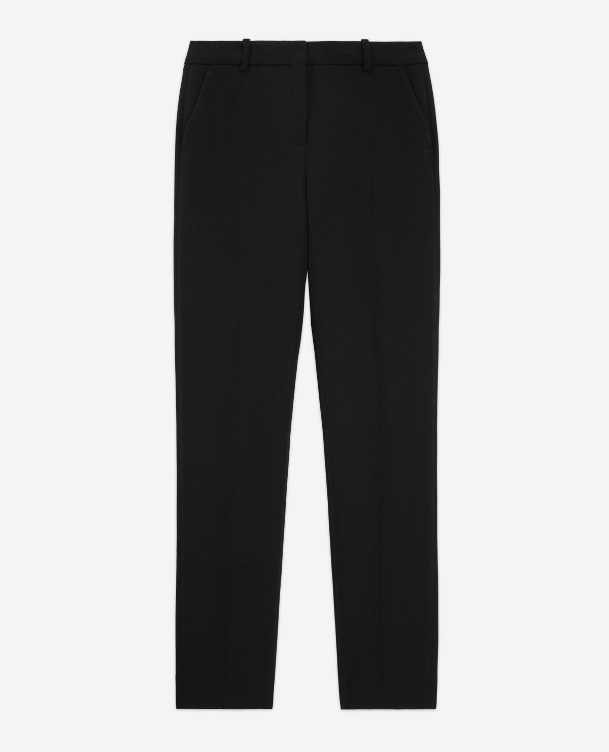 Pantalon de costume en crêpe noir