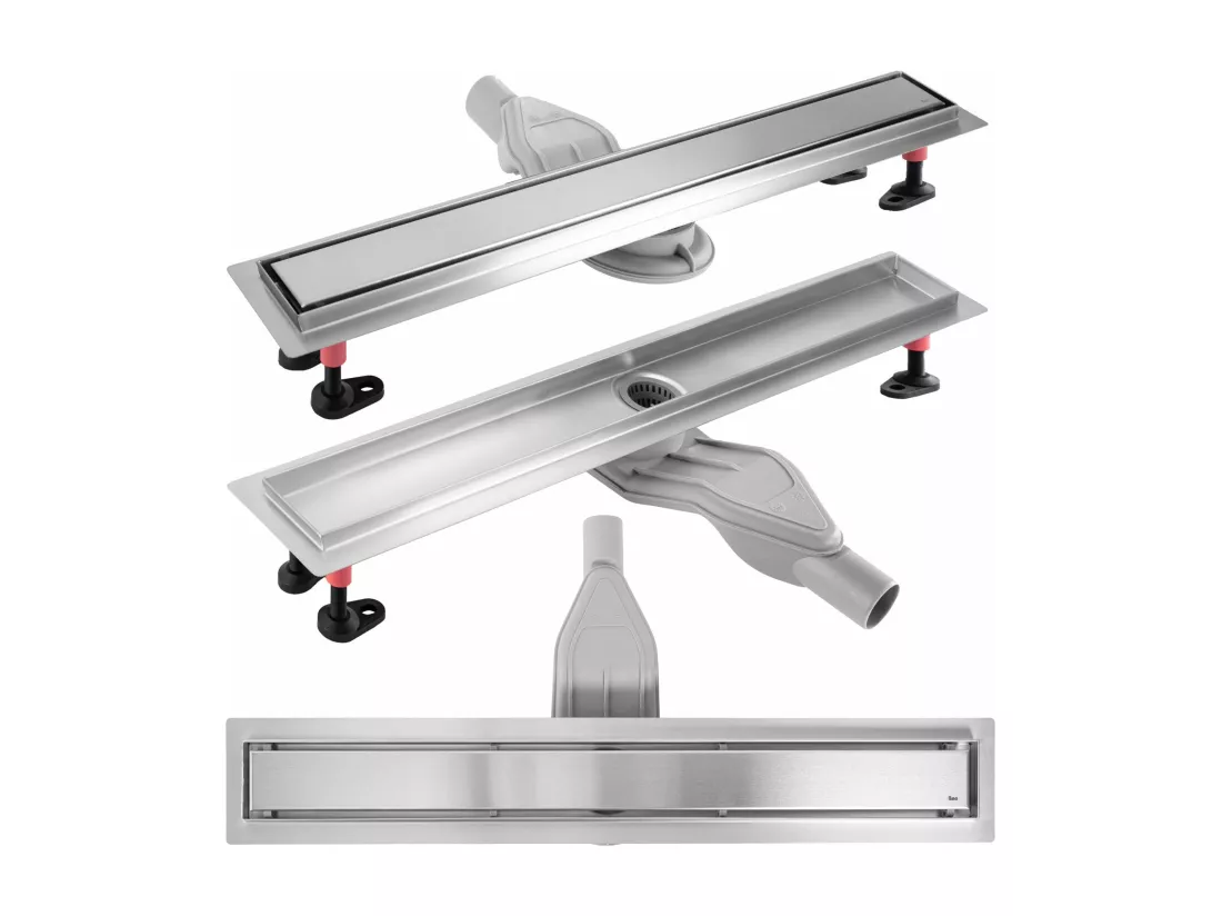 Drain Linéaire Rea Neox Superflow 700 Brush Steel