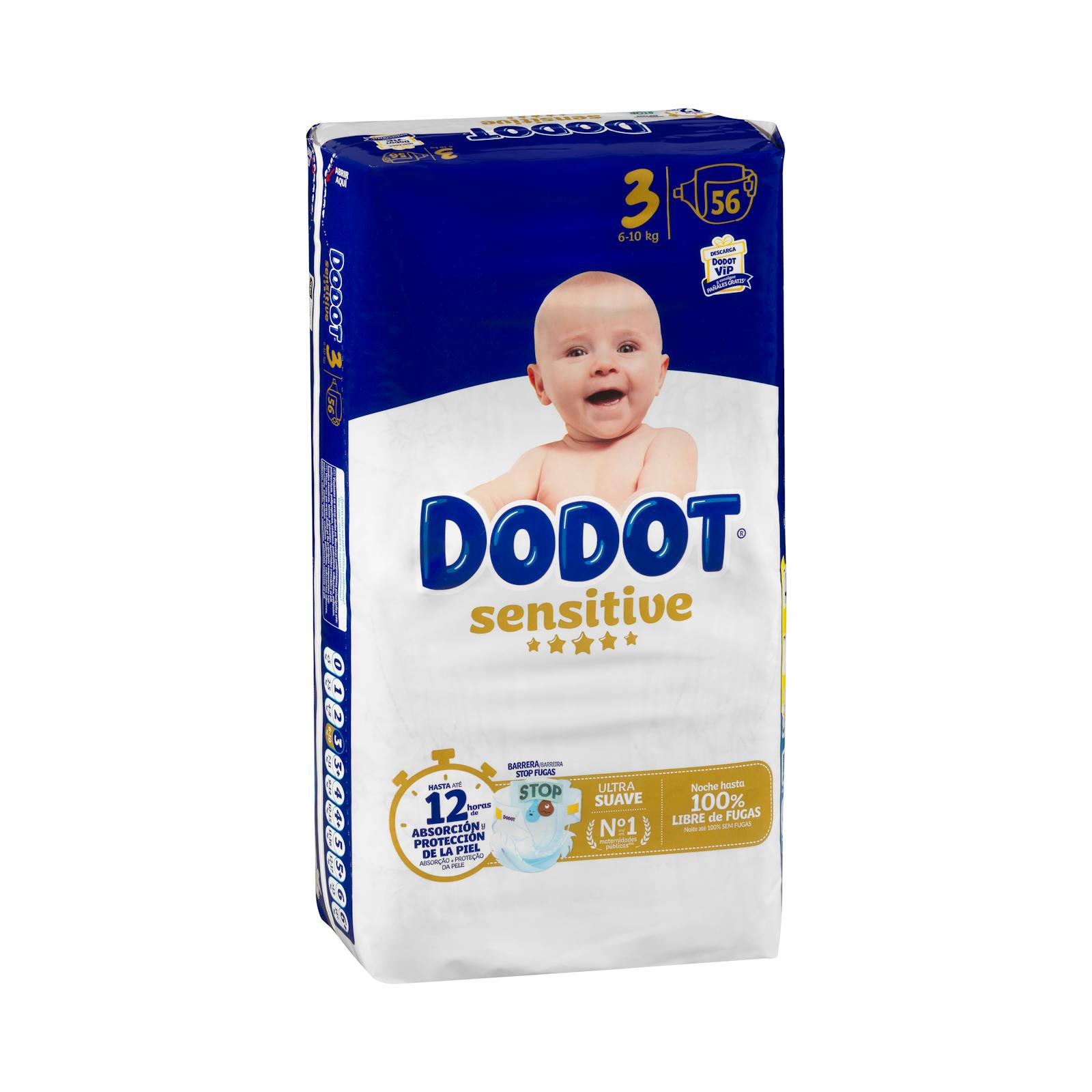 Couches bébé Dodot taille 3 de 6 à 10 kg