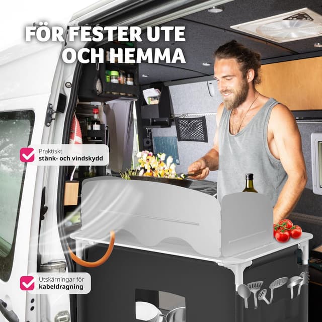Campingkøkken Premium med 2 rum