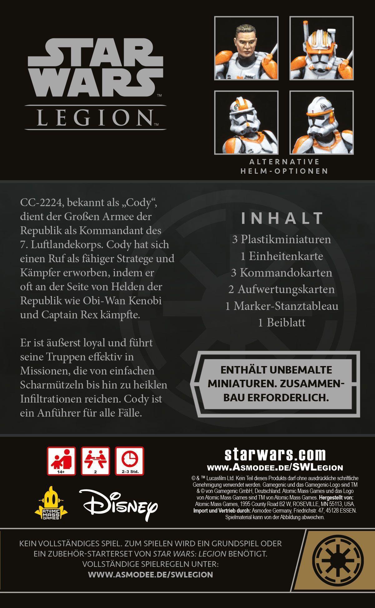Star Wars: Legion - Klon-Commander Cody