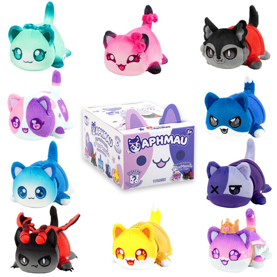 Aphmau and Friends - Mystery Meemeow Plys 15 cm S6