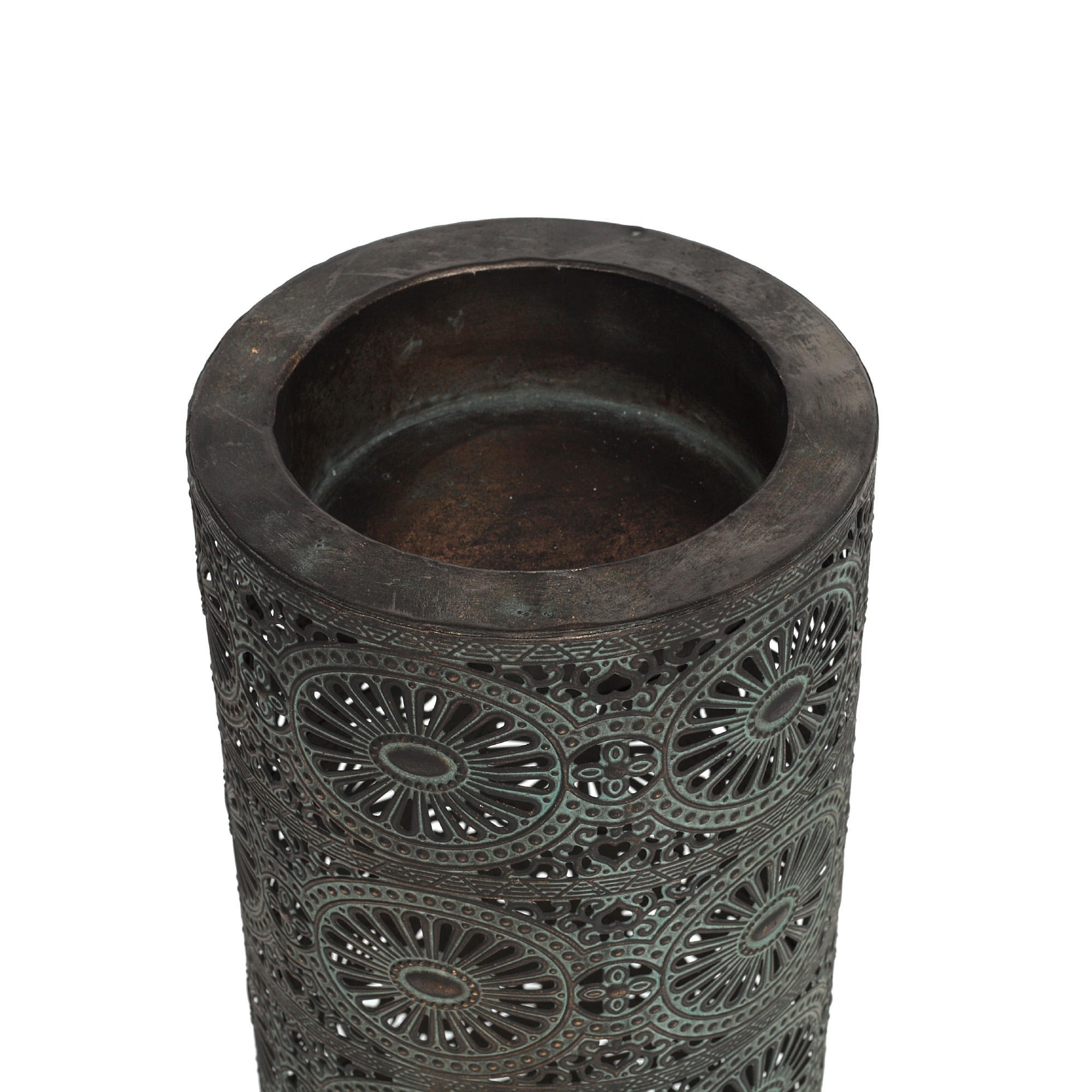 Stand-Kerzenhalter 'Vaitape' M, H 75,5 cm, Ø 22 cm von fischer's lagerhaus