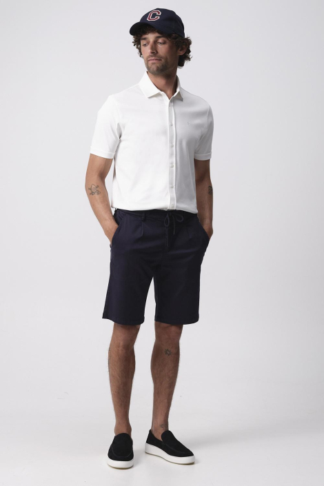 Campbell blauwe heren korte broek