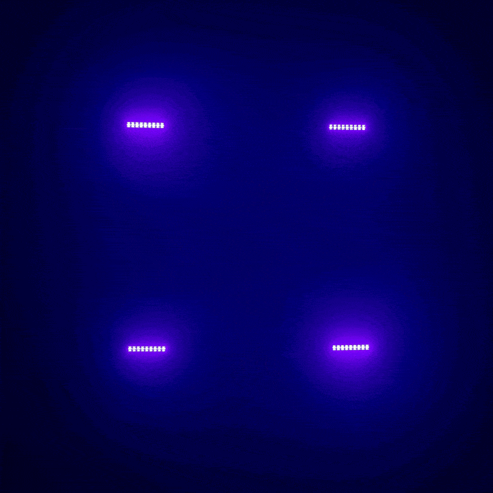 Ayra UV LED Brick blacklight-effect