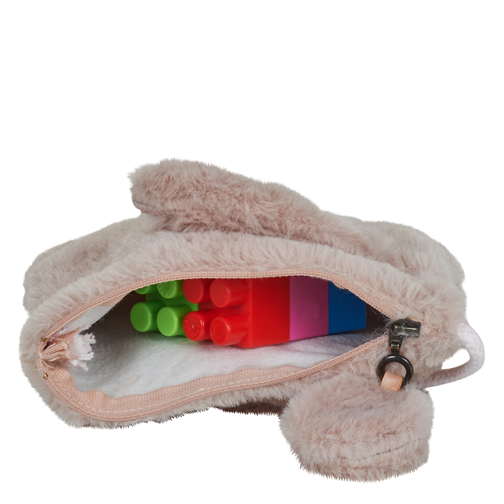 LAPINOO - Sac bandoulière en fourrure synthétique | Rose