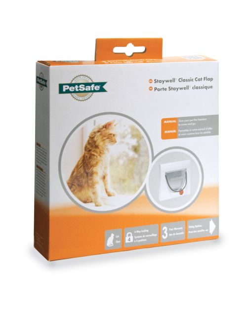 Petsafe Dierenluik 919 S - Kattenluik - 22.4x22.4 cm Wit 919