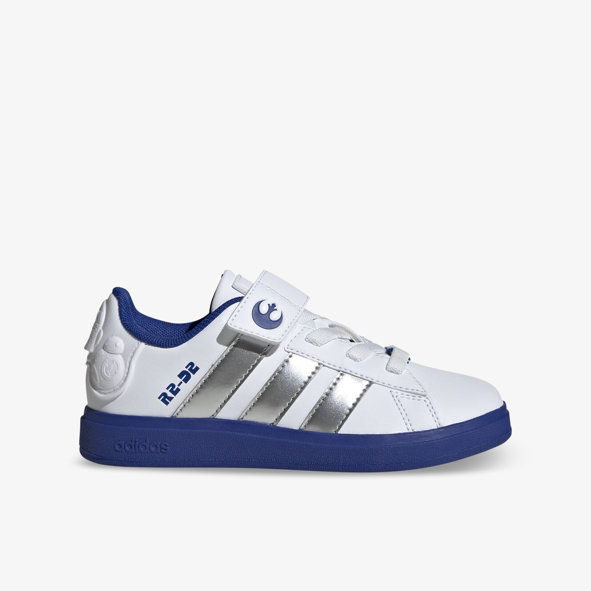 adidas DROIDS Grand Court 2.0 EL C Kinder Sneaker Low silber