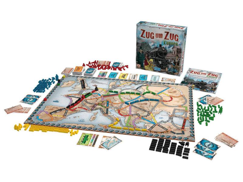 Days of Wonder Familienspiel Zug um Zug Europa Brettspiel