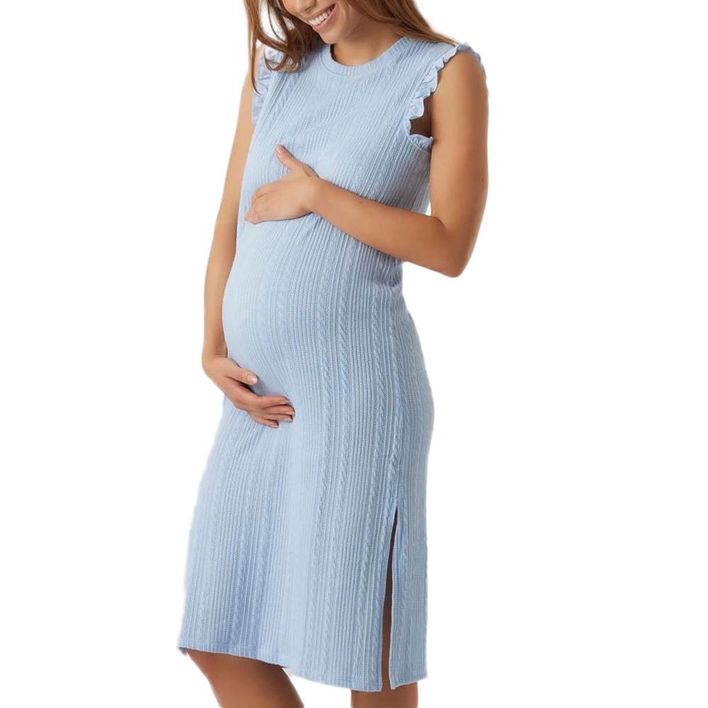 Vero Moda Maternity Robe Bleu Femme Vero Moda Marternity Nika