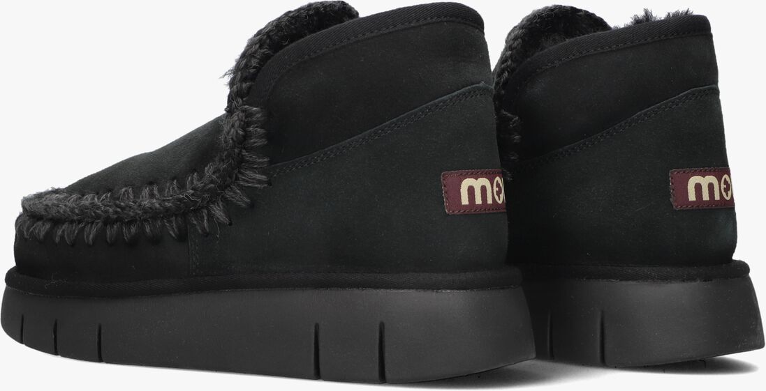 zwarte mou vachtlaarzen eskimo bounce sneaker