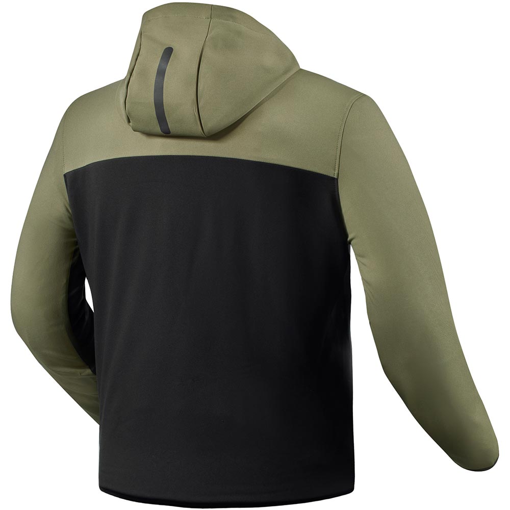 Rev'it - Sweat à capuche Andon Noir / Vert