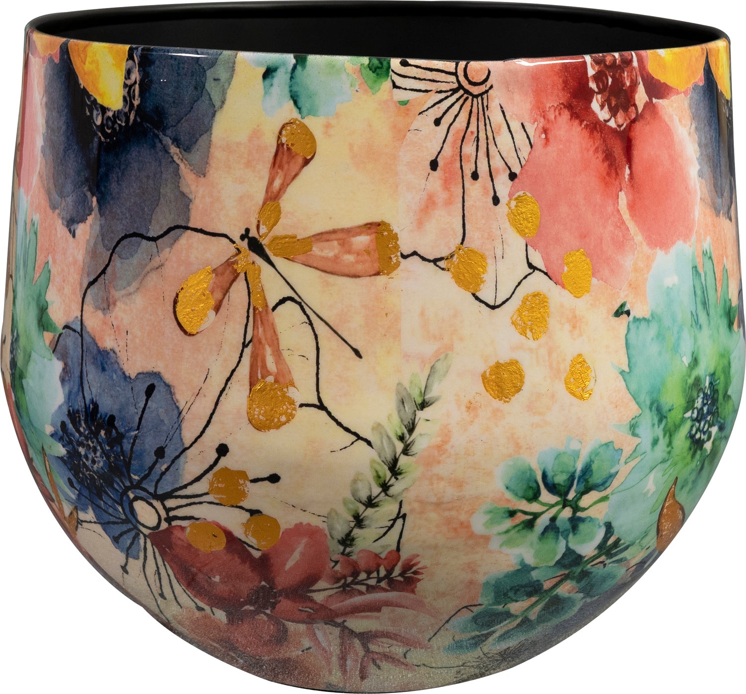 TS bloempot Sparkle Spring multi D 33 H 28 cm