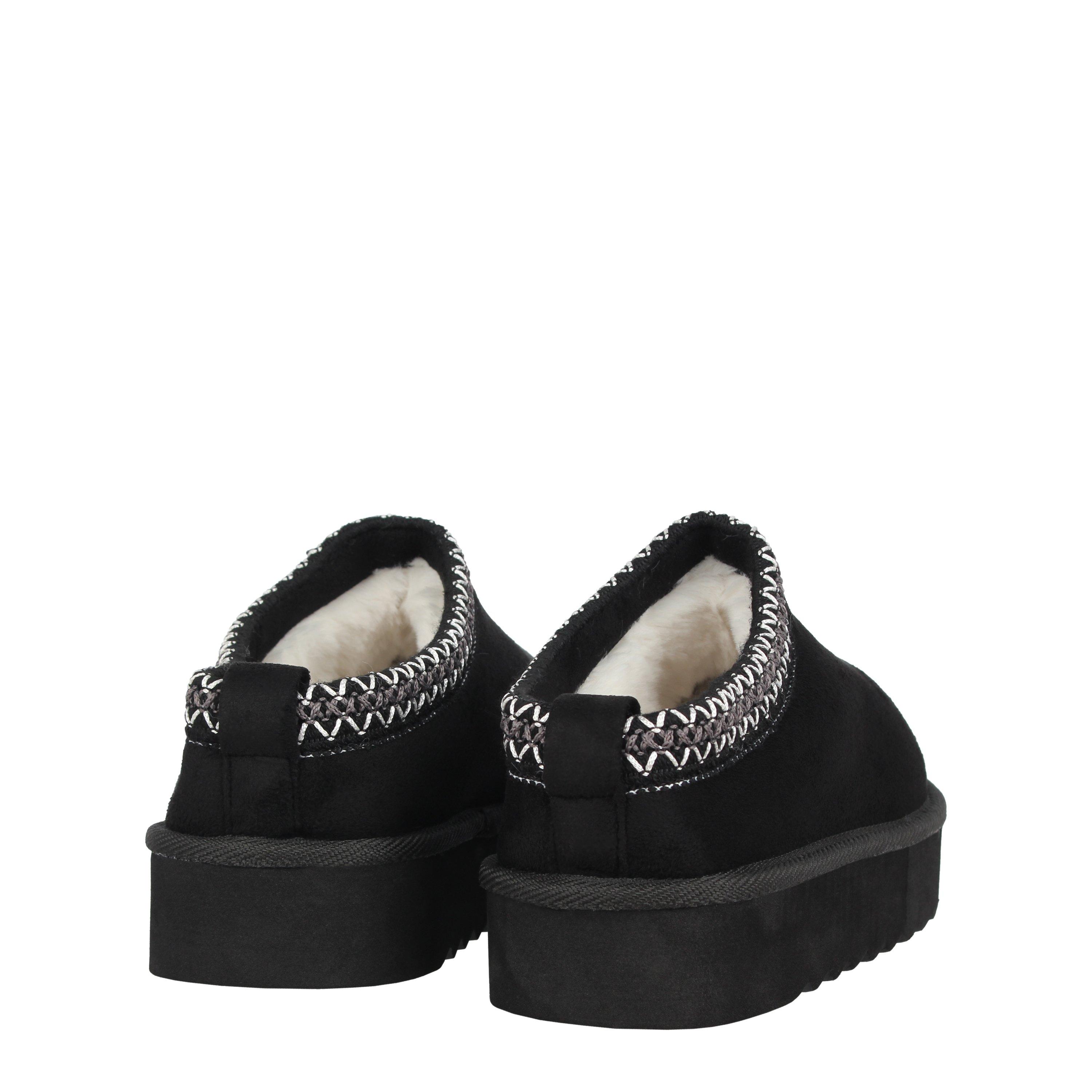 Be You Faux Fur Trim Mule