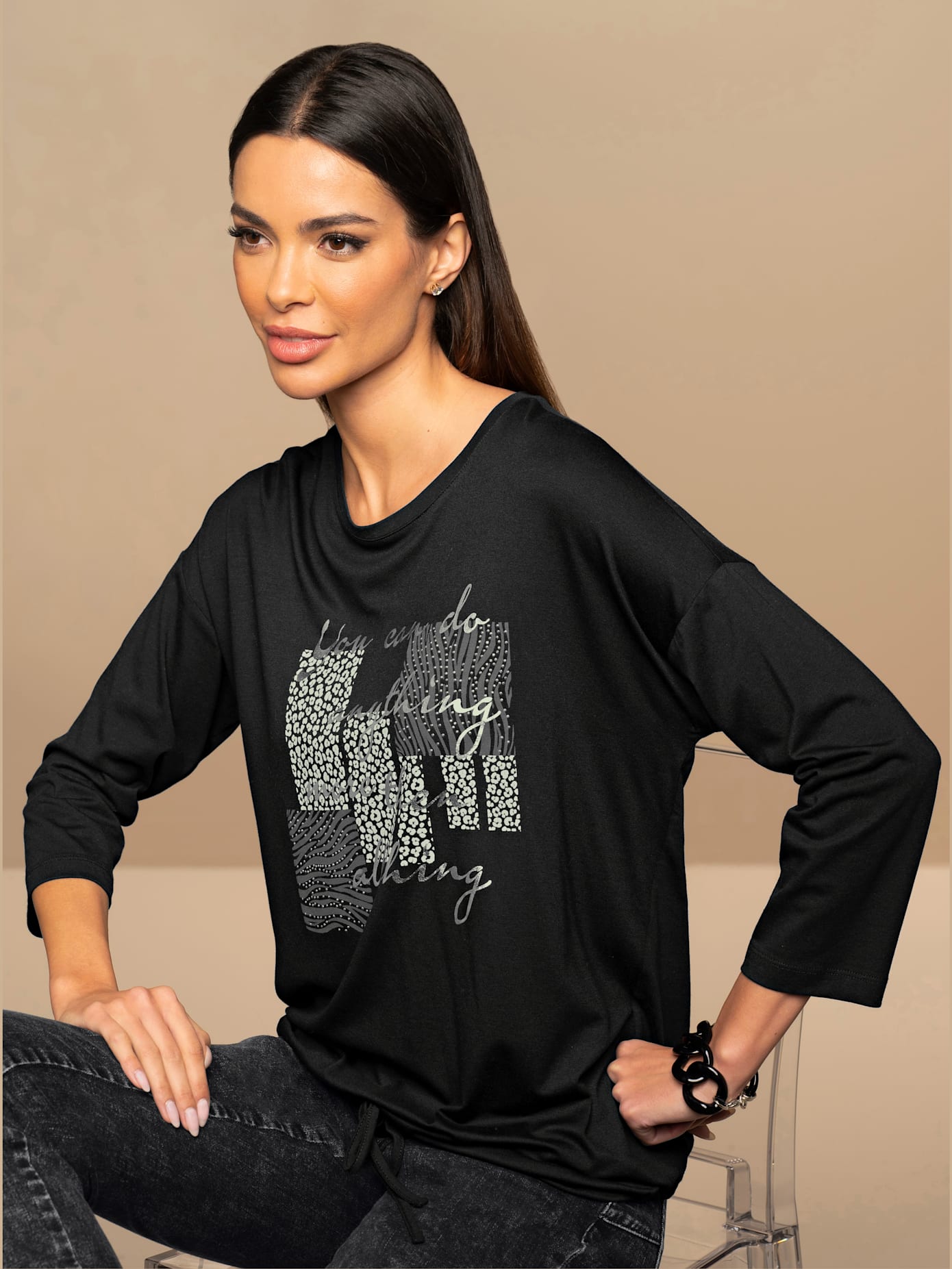 T-shirt viscose douce et fluide