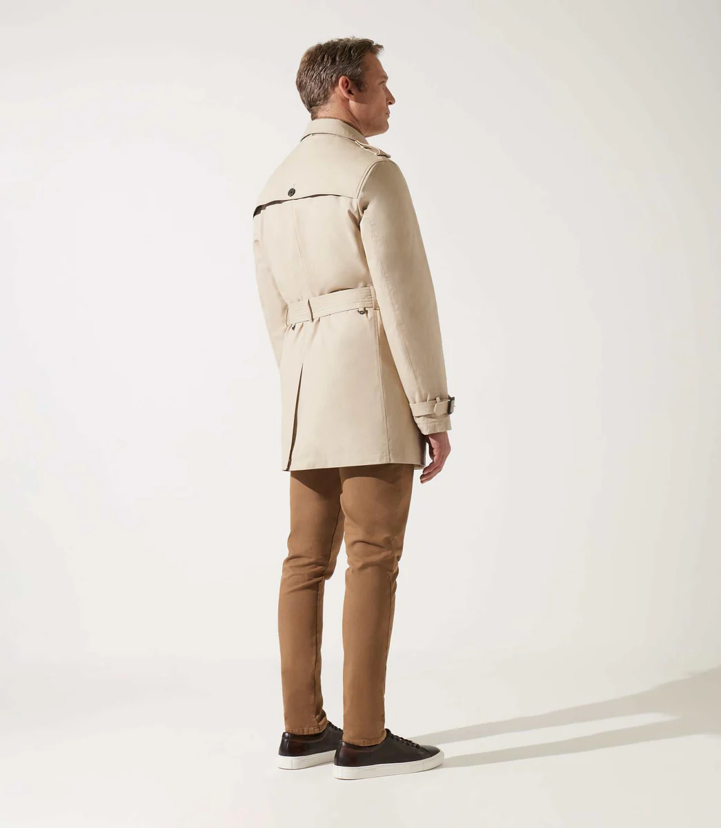 Trench croisé beige ISTANBUL