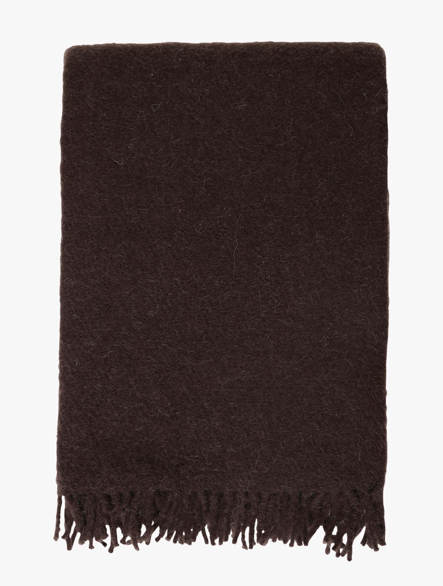 Ullpledd koksgrå - 130x170 cm