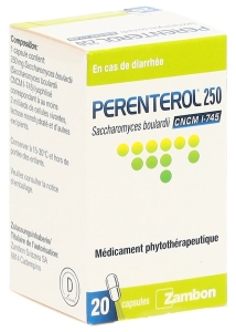 PERENTEROL Kapseln 250mg, 20 Stück