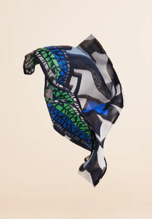 Modal Printloop - deep blue
