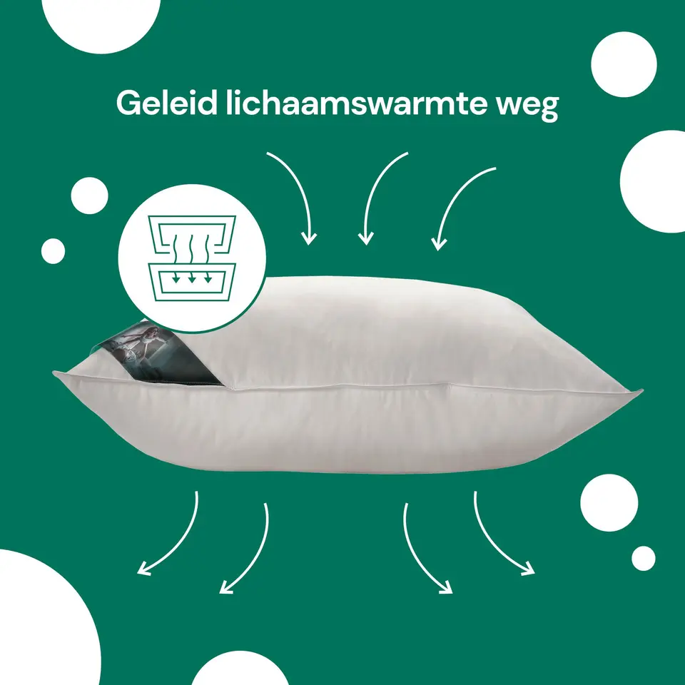 Ten Cate Cool Night Synthetisch Hoofdkussen - 60x70