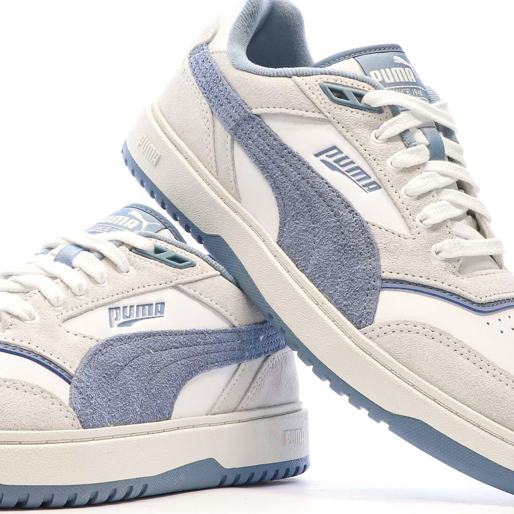 Puma Baskets Bleu/Beige Homme Puma Doublecourt