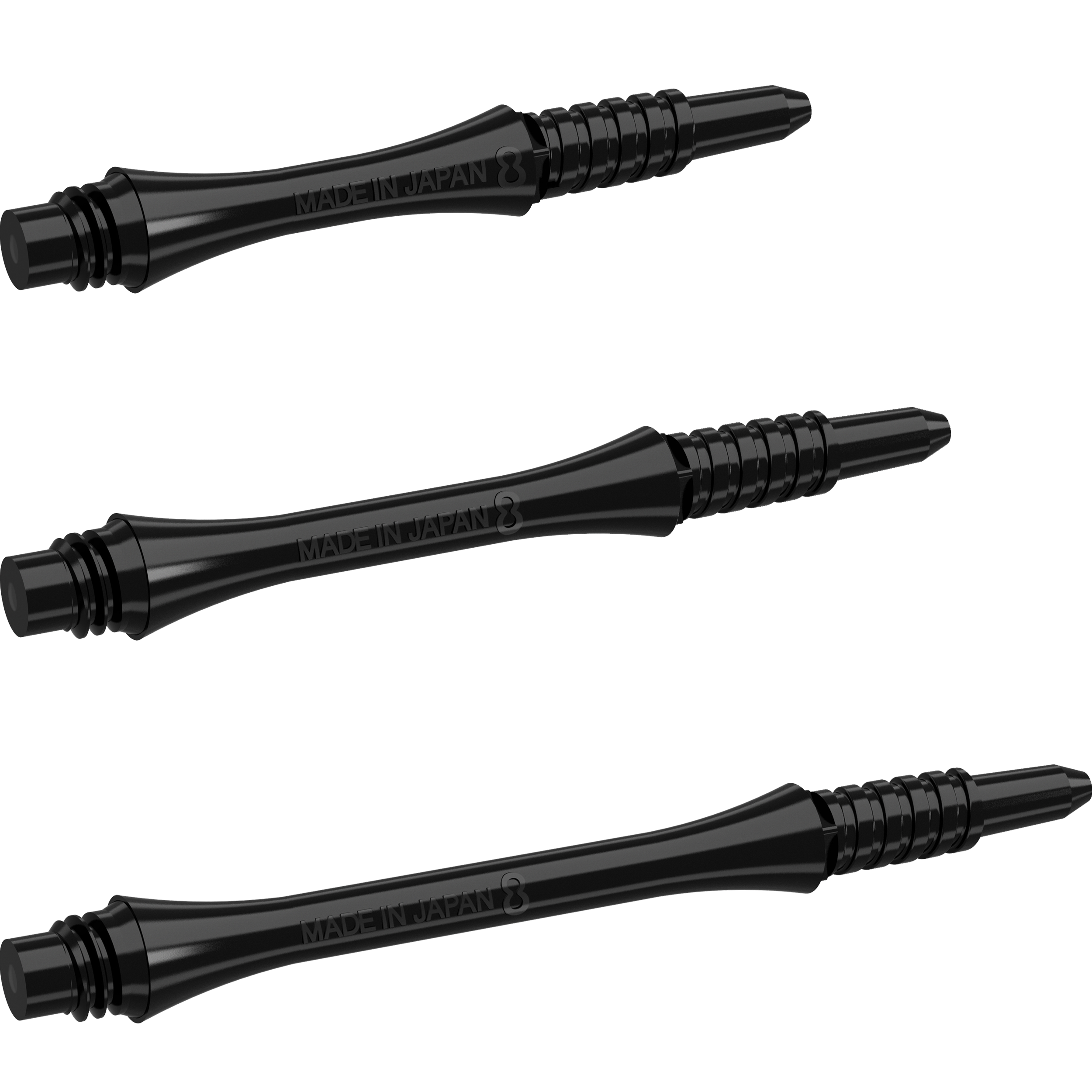 8 Flight - Slim Fixed Shaft - Schwarz