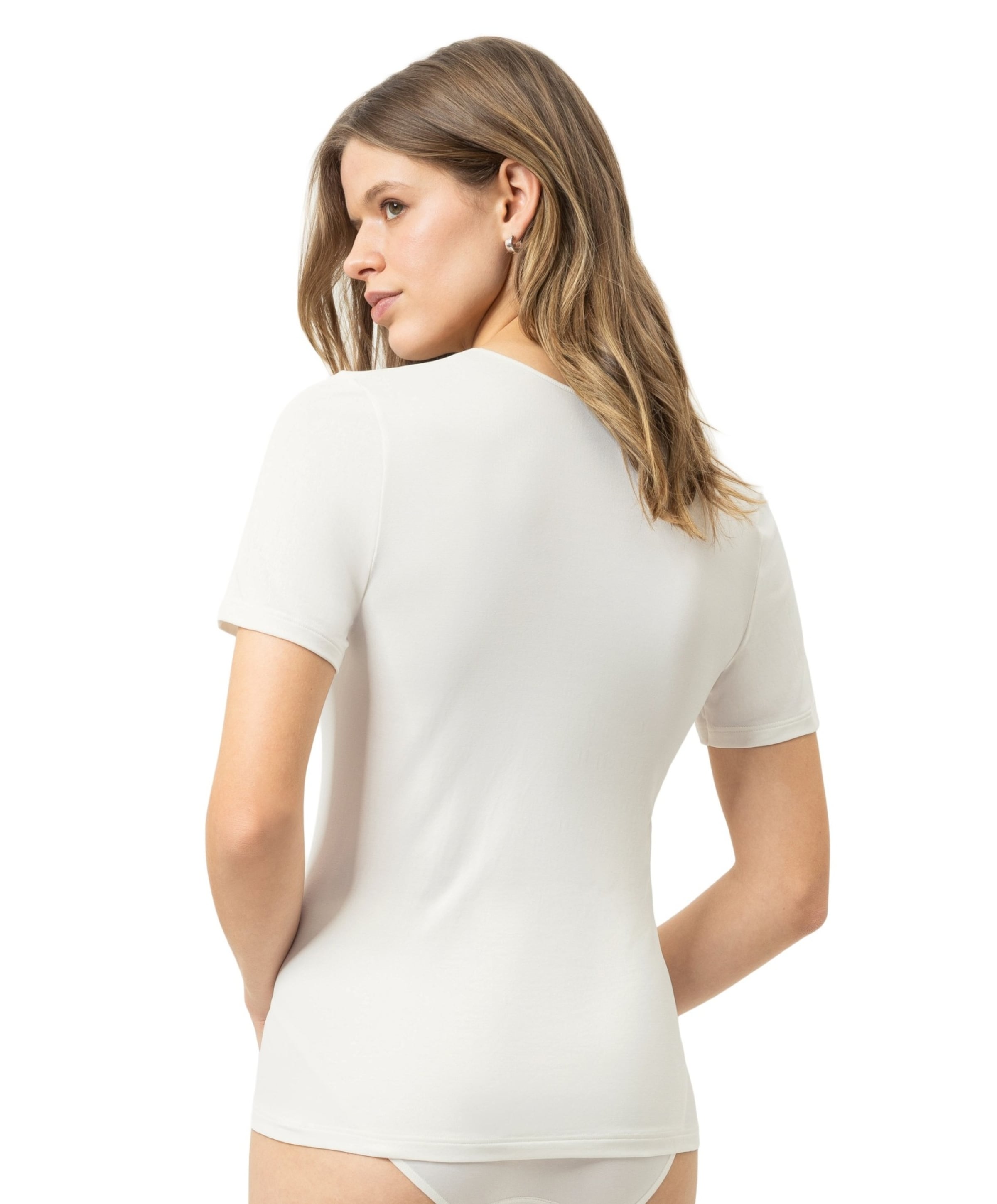 Mey Dames T-shirt ecru