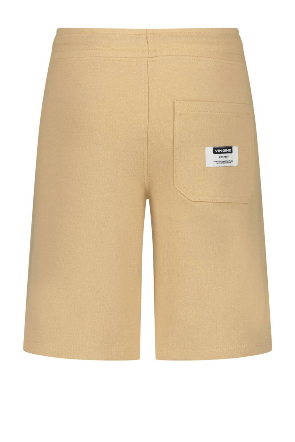 Vingino sweatshort Ramto met logo zand