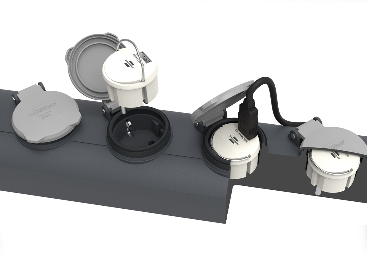 Brennenstuhl 2,4A stopcontactadapter - USB-A