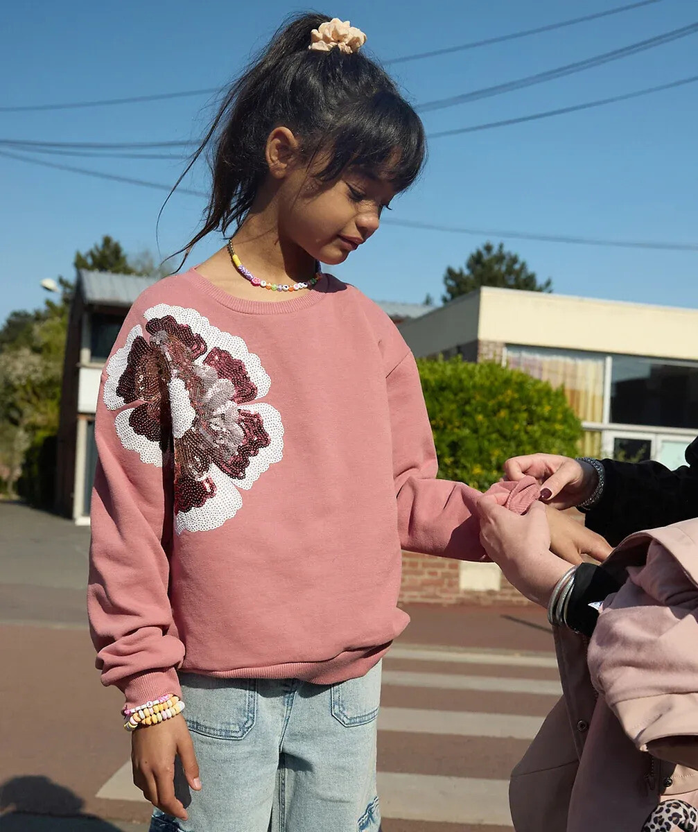 TAPE A L'OEIL<br>Suéter com flores de zecchino