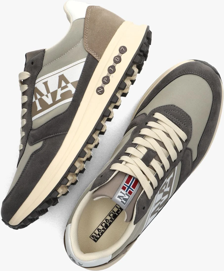 NAPAPIJRI taupe napapijri lage sneakers slate